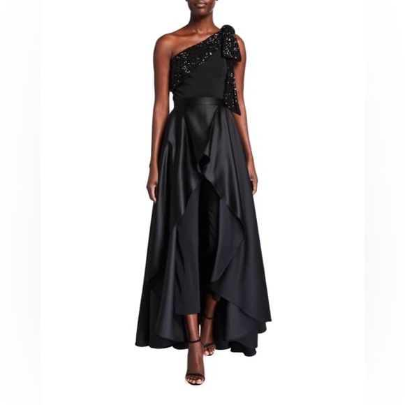 Jay Godfrey Gavin Convertible Skirted Jumpsuit - Picture 4 of 6
